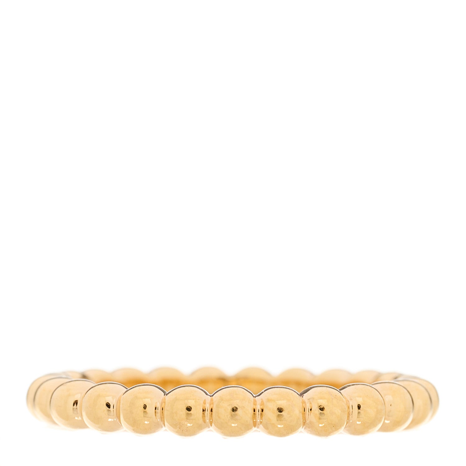 Van Cleef & Arpels 18K Rose Gold Medium Perlee Ring 54 6.75 3 of 6