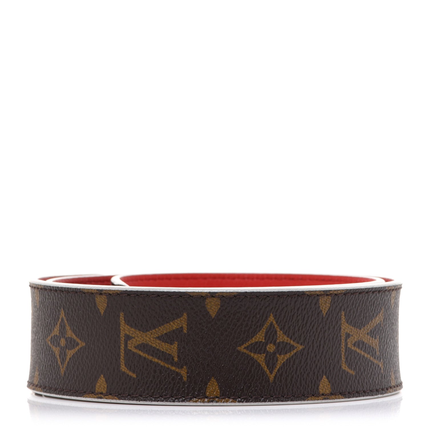 Louis Vuitton Monogram Bandouliere Shoulder Strap Red 2 of 6