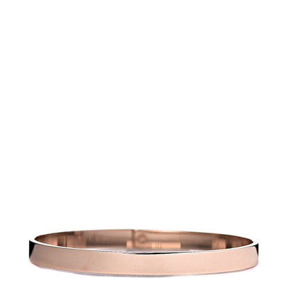 Hermes 18K Rose Gold Diamond PM Kelly Pave Bracelet SH 3 of 6
