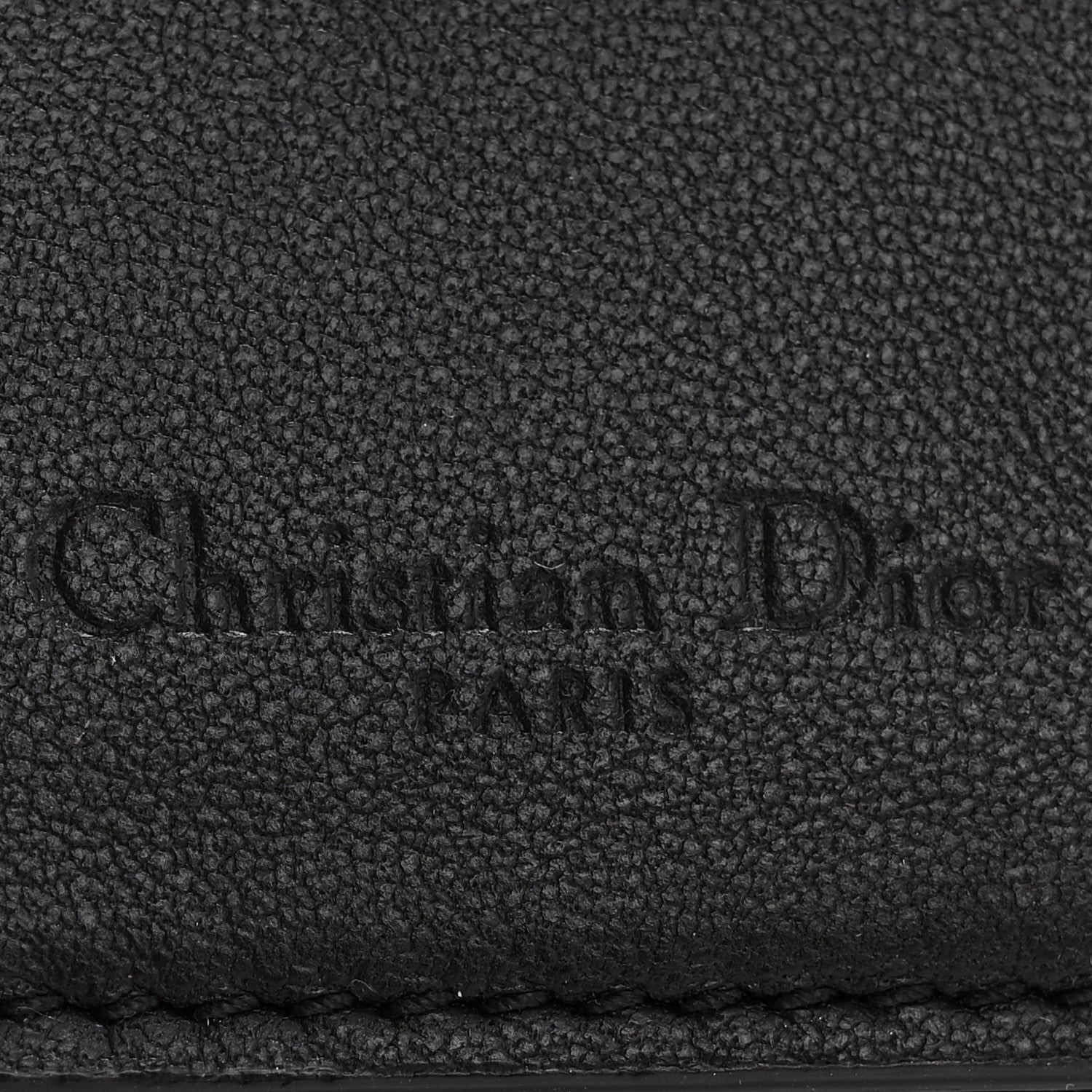 Christian Dior Lambskin Cannage Lady Dior Lotus Wallet Black