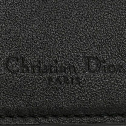 Christian Dior Lambskin Cannage Lady Dior Lotus Wallet Black 6 of 10
