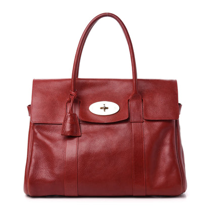 Mulberry Natural Vegetable Tanned Bayswater Poppy Red 1 of 16