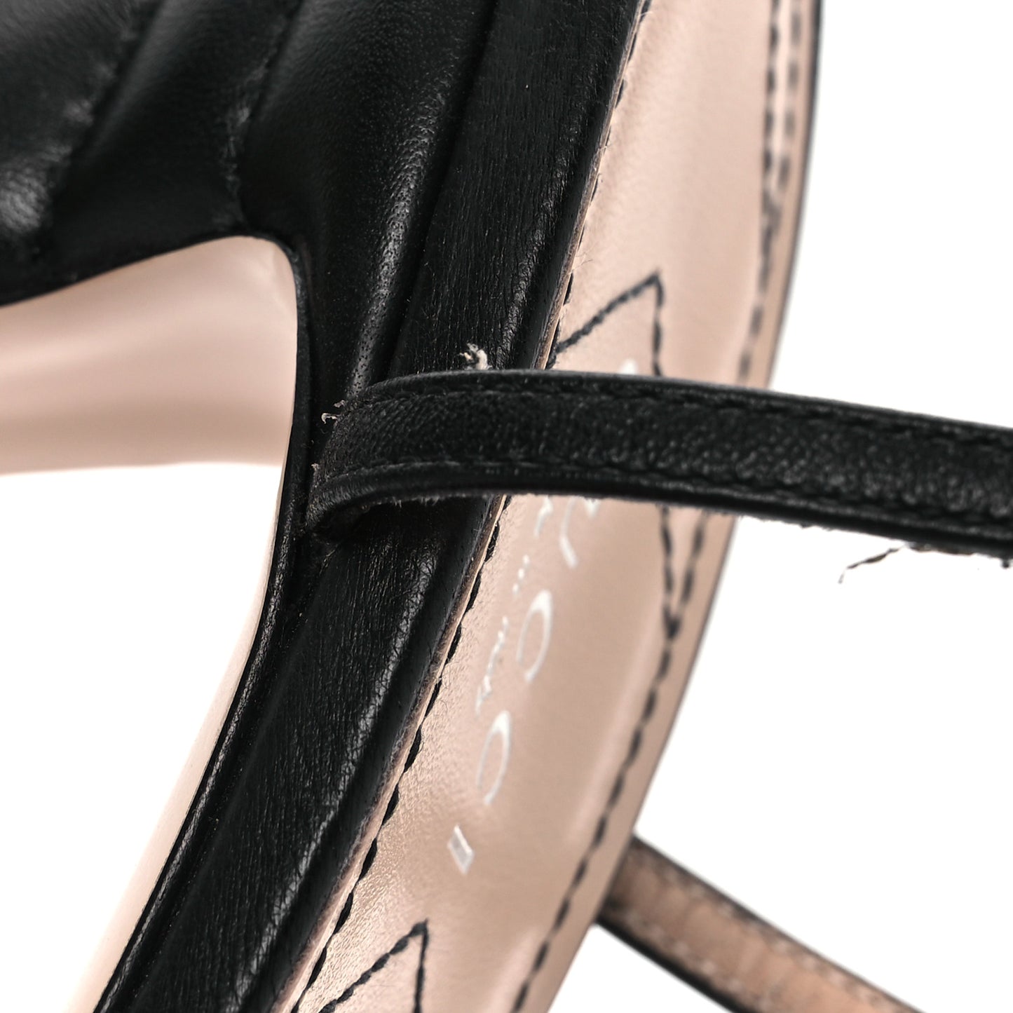 Nappa Charlotte Petite GG 55mm Slingback Pumps 36.5 Black