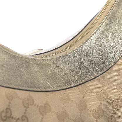 Gucci Monogram Large D Gold Hobo Gold 17 of 17