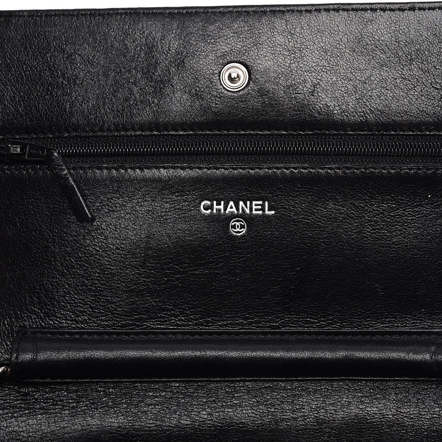 Lambskin Quilted Reissue Wallet On Chain WOC Black
