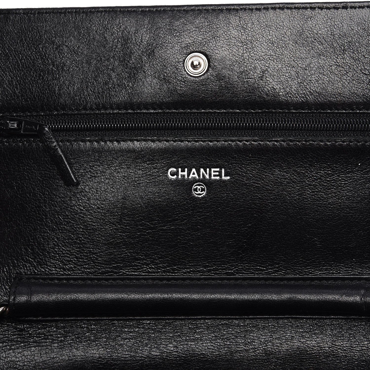 Chanel Lambskin Quilted Reissue Wallet On Chain WOC Black 6 of 13