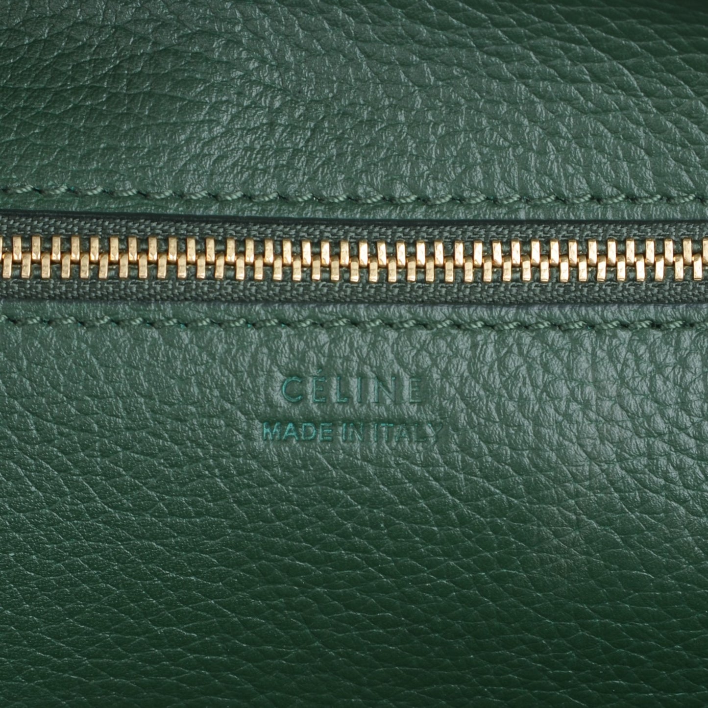 Crisped Calfskin Small Tie Knot Tote Dark Green
