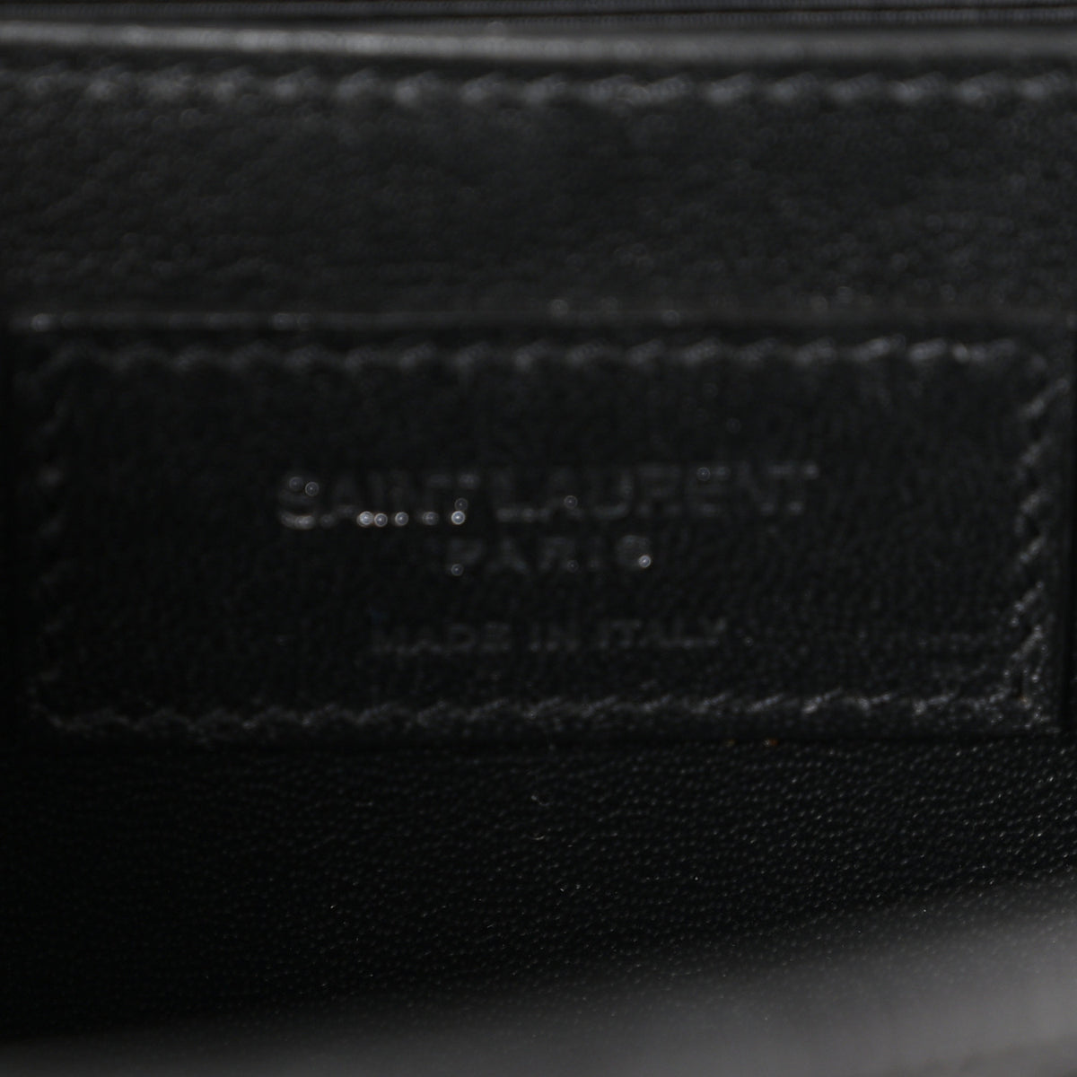 Grain De Poudre Textured Mixed Matelasse Triquilt Medium Monogram Satchel Black