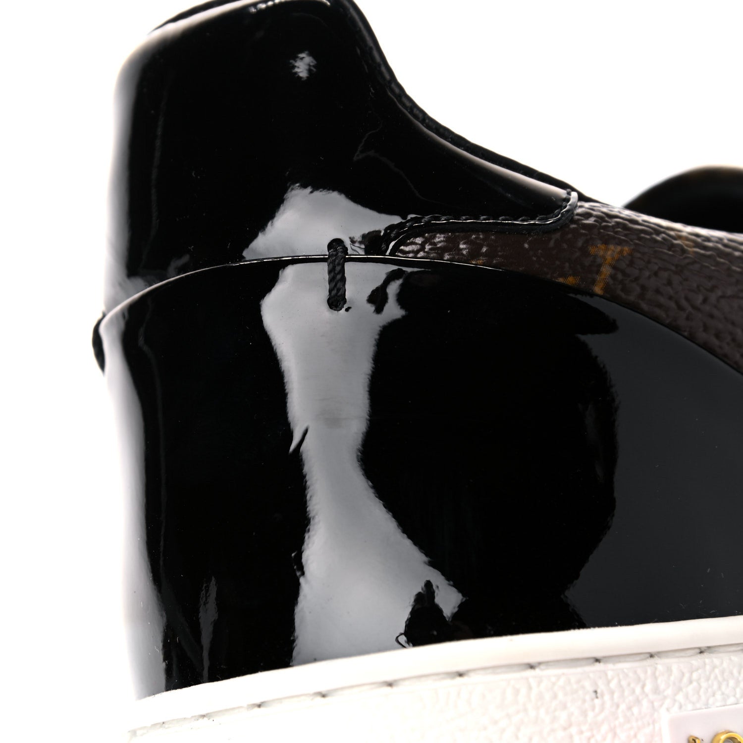 Louis Vuitton Patent Monogram Frontrow Sneakers 39.5 10 of 12