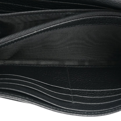 Gucci Dollar Calfskin GG Marmont Continental Wallet Black 6 of 12