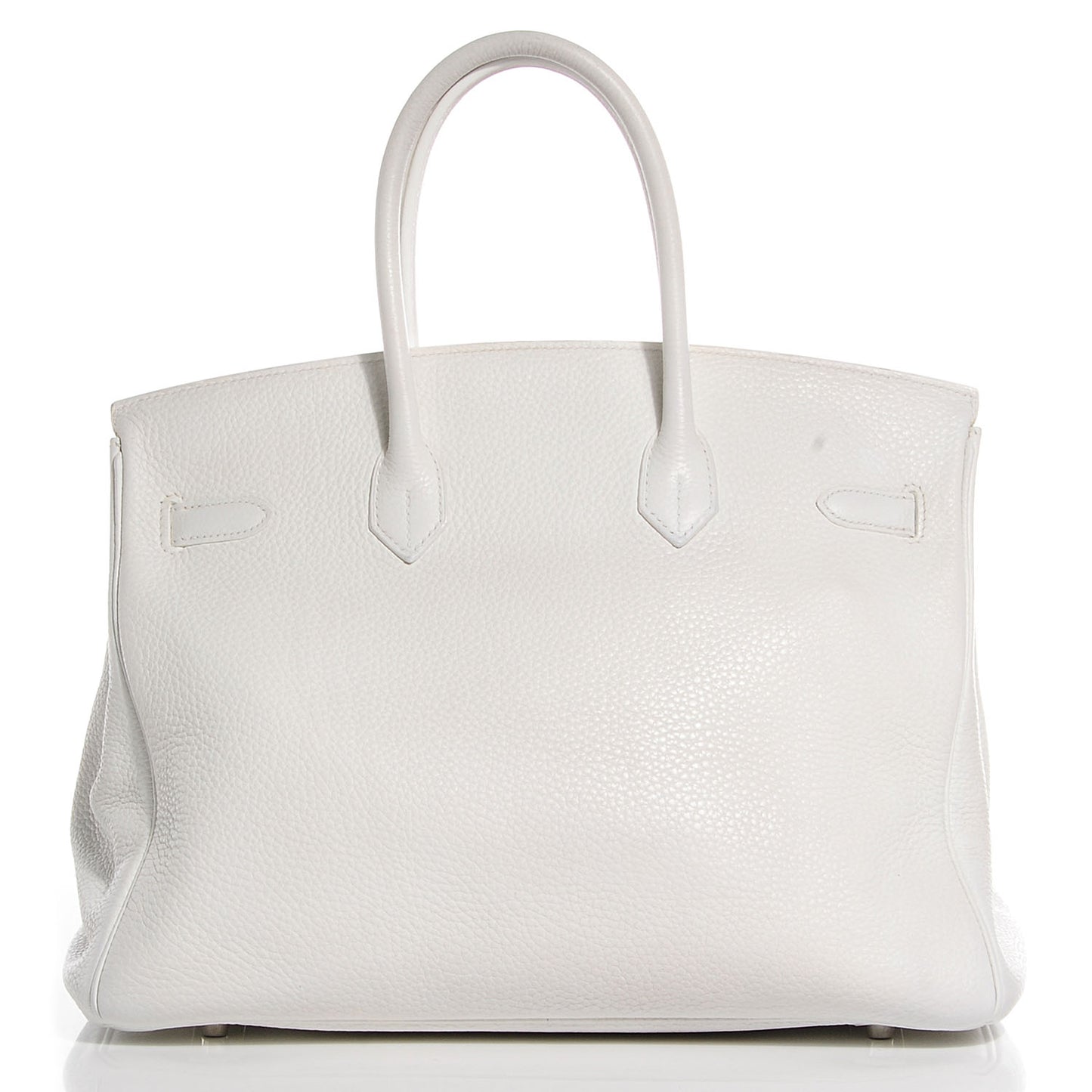 Taurillon Clemence Lizard Club Birkin 35 Blanc Gris Perle Sanguine