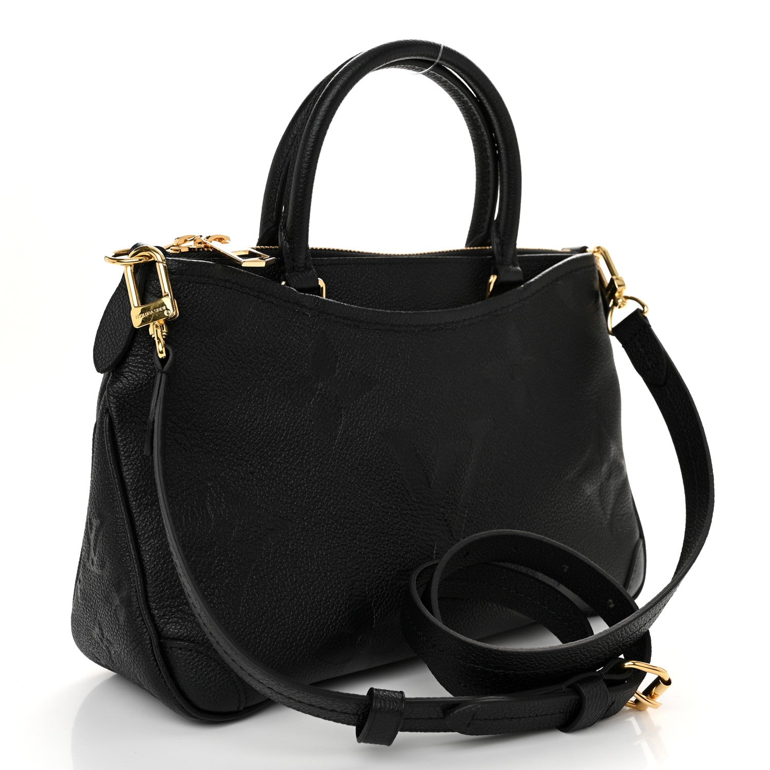 Louis Vuitton Empreinte Monogram Giant Trianon PM Black 3 of 9