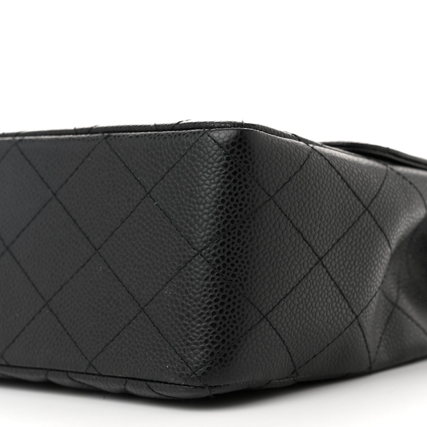 Caviar Quilted Jumbo Single Flap Black