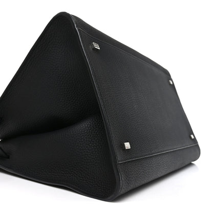 The Row Matte Grained Calfskin Soft Margaux 15 Black 8 of 9