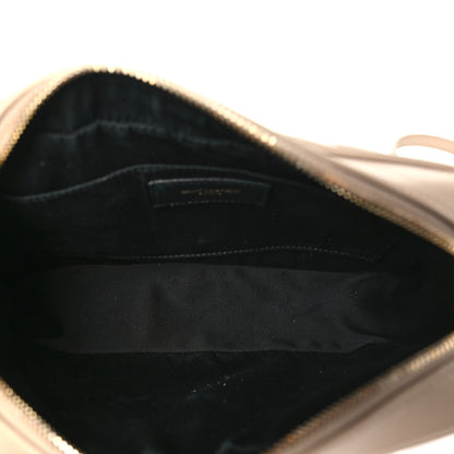 Saint Laurent Calfskin Matelasse Monogram Lou Camera Bag Dark Latte 5 of 9