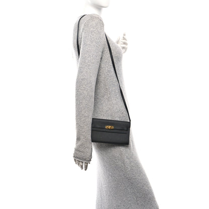 Hermes Epsom Kelly Wallet To Go Black 2 of 10