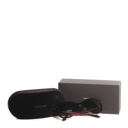 Tom Ford Telma Sunglasses TF325 Shiny Black Havana 7 of 7