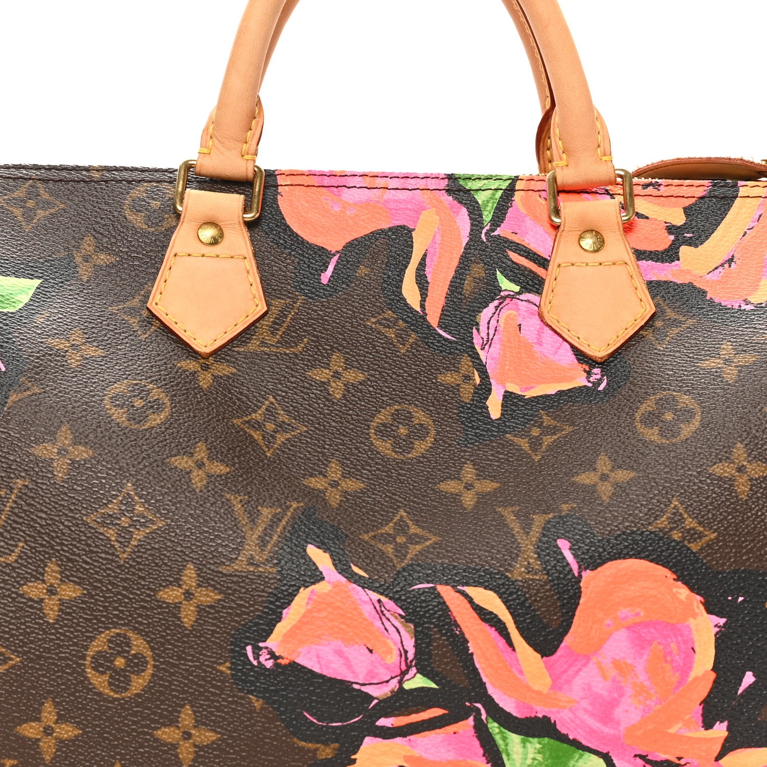Louis Vuitton Monogram Roses Speedy 30 8 of 10