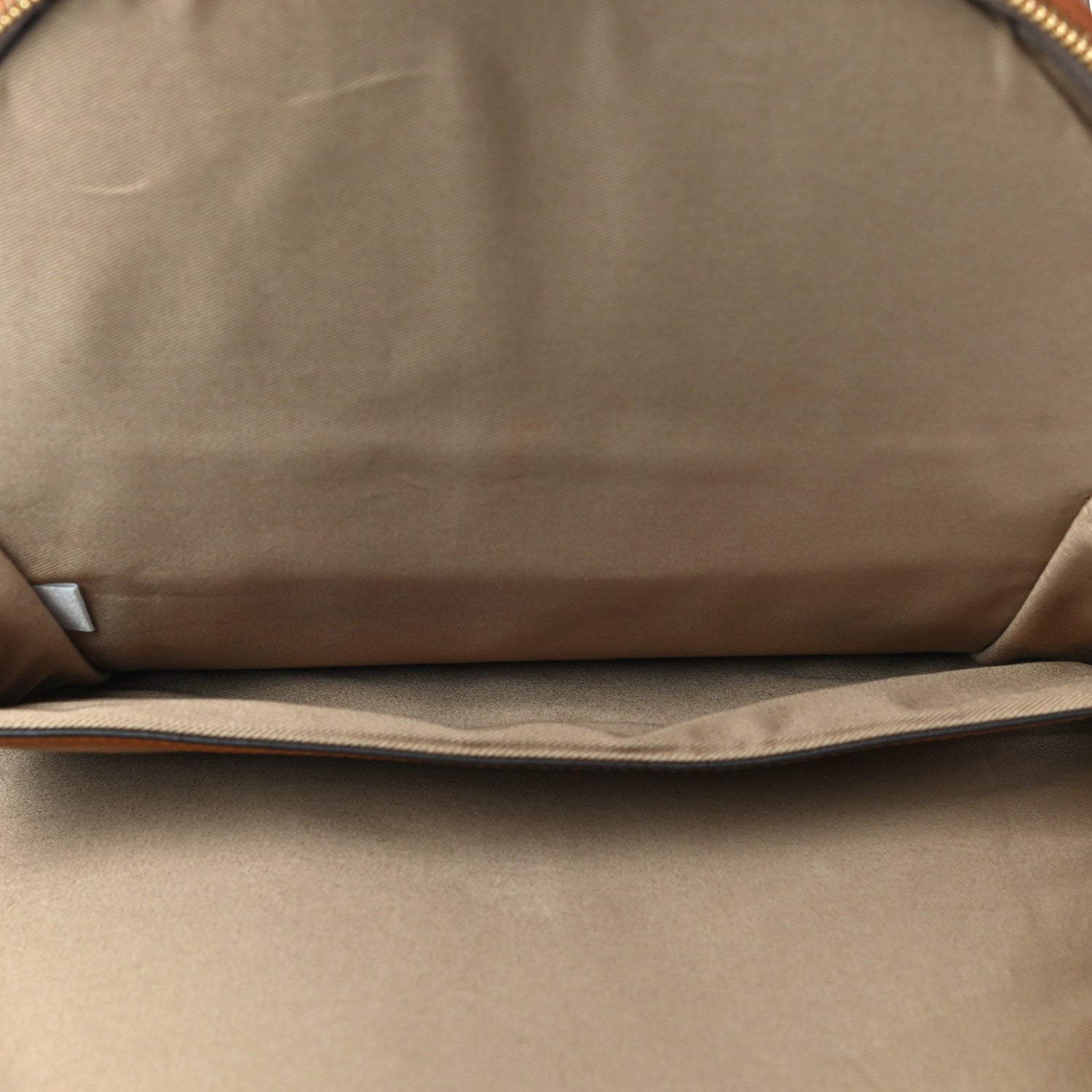 MCM Visetos Mens Medium Stark Backpack Cognac 6 of 11