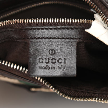 Gucci Monogram Web GG Reins Hobo Brown 6 of 15