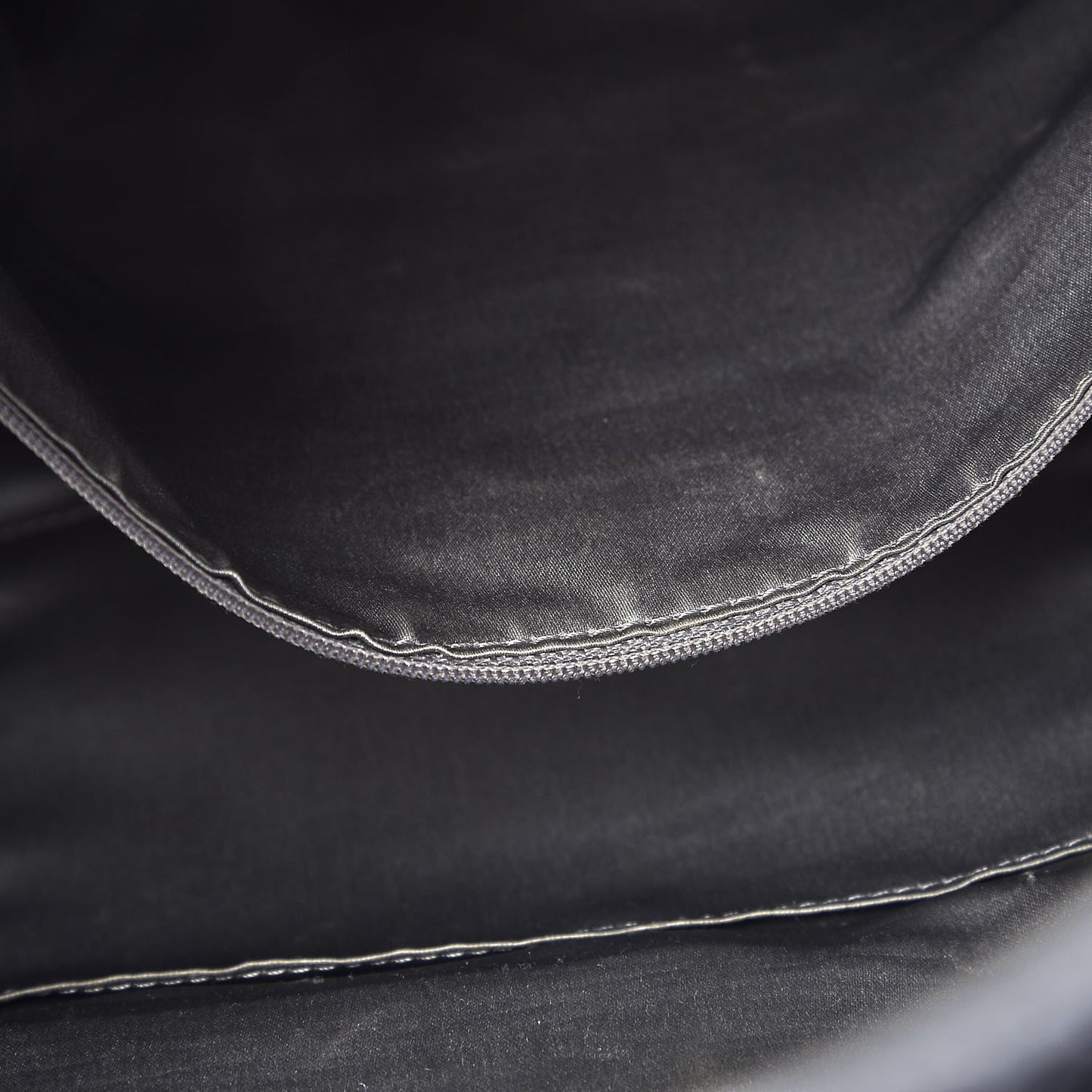 Lambskin Square Stitched Lax Large Tote Black