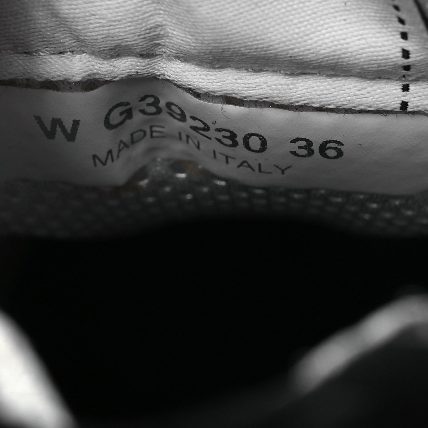 Chanel Suede Calfskin Printed CC Sneakers 36 White Black 10 of 13