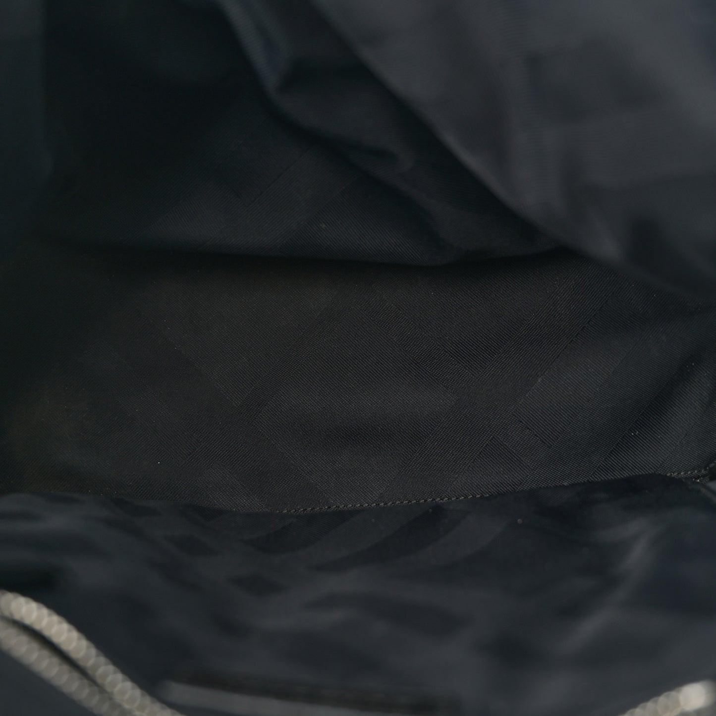 Nylon Check Print Abbeydale Simple Backpack Navy