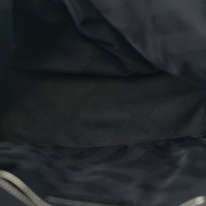 Burberry Nylon Check Print Abbeydale Simple Backpack Navy 5 of 14