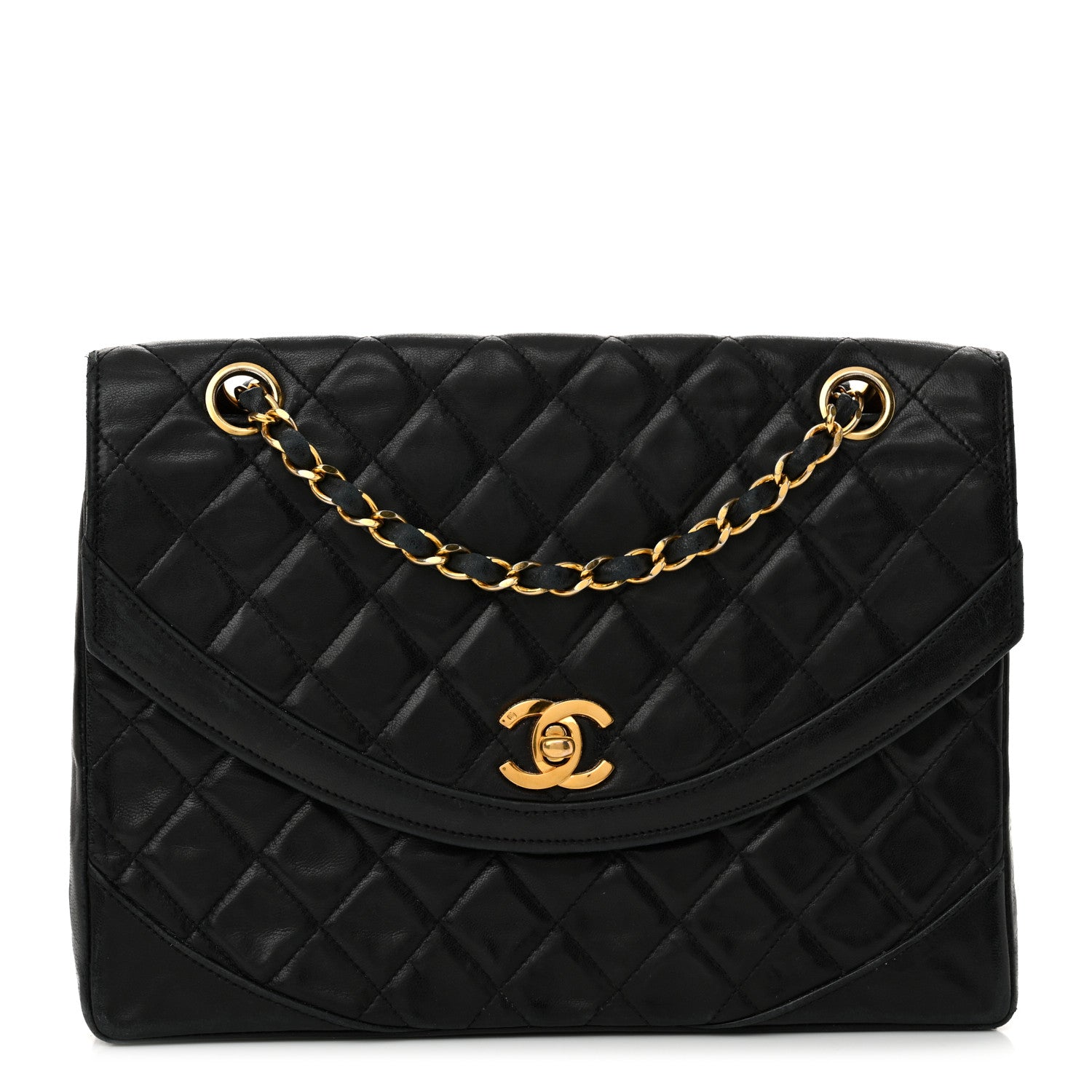 Chanel Lambskin Medium Single Flap Black 1 of 20
