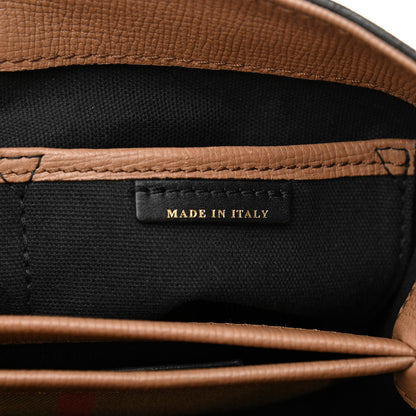 Burberry Derby Calfskin House Check Small Camberley Dark Sand 5 of 9