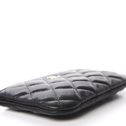 Chanel Caviar Quilted Small Cosmetic Case Black 6 of 11