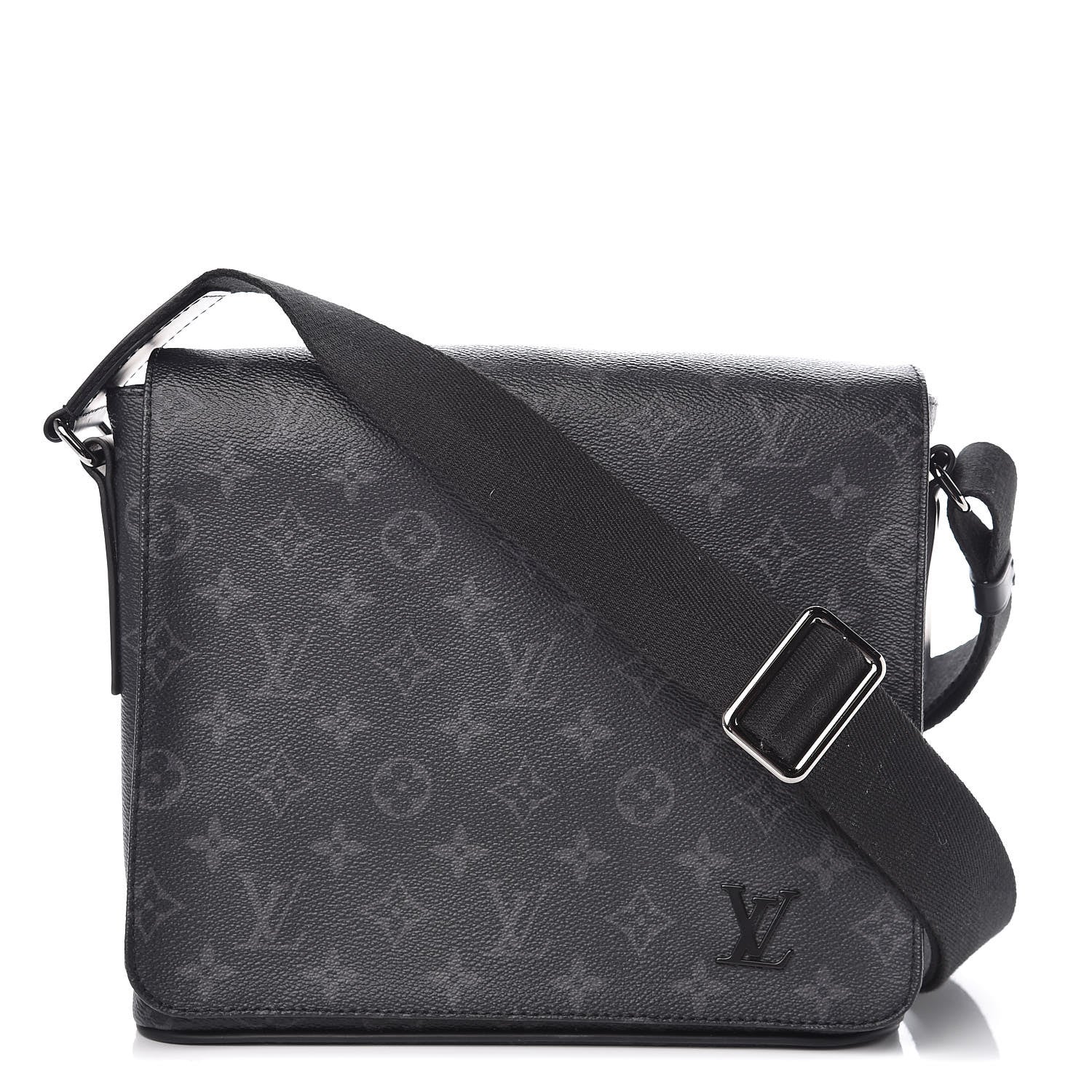 Louis Vuitton Monogram Eclipse District PM Black 1 of 8