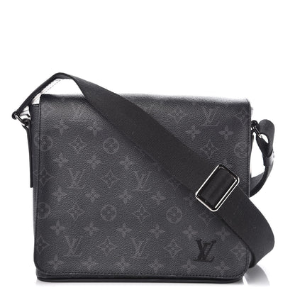 Louis Vuitton Monogram Eclipse District PM Black 1 of 8