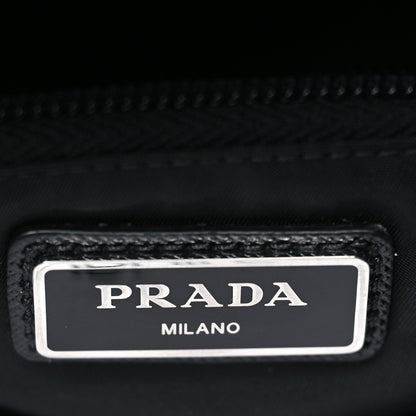 Prada Re-Nylon Saffiano Zip Backpack Black 6 of 9