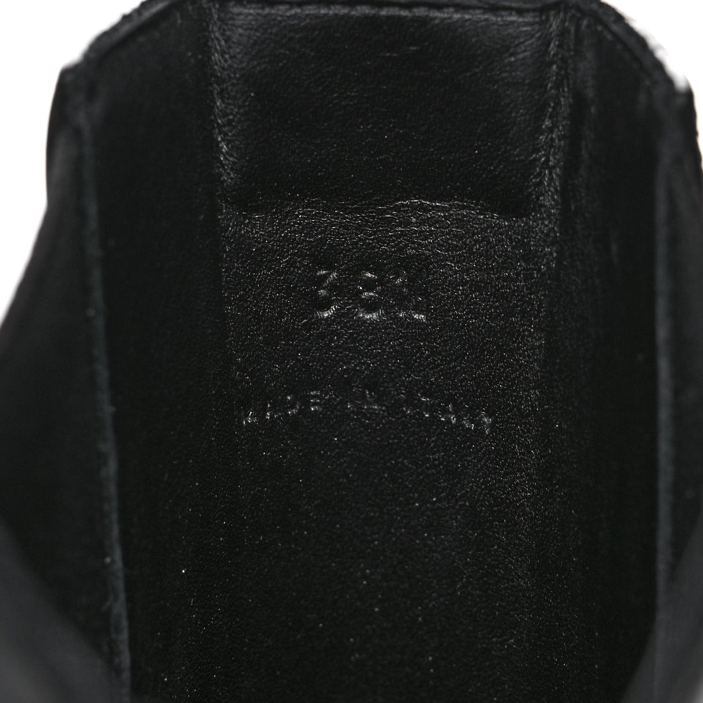 Calfskin The Tire Chelsea Boots 38.5 Black Seagrass