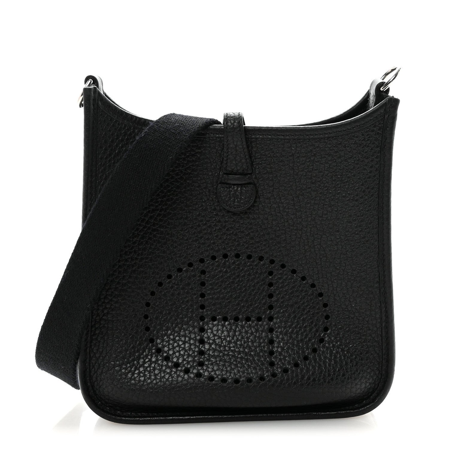 Hermes Taurillon Clemence Evelyne TPM Black 1 of 10