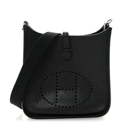 Hermes Taurillon Clemence Evelyne TPM Black 1 of 10