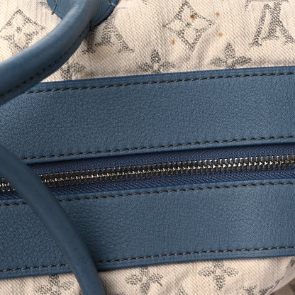 Louis Vuitton Monogram Denim Speedy Round Blue 16 of 20
