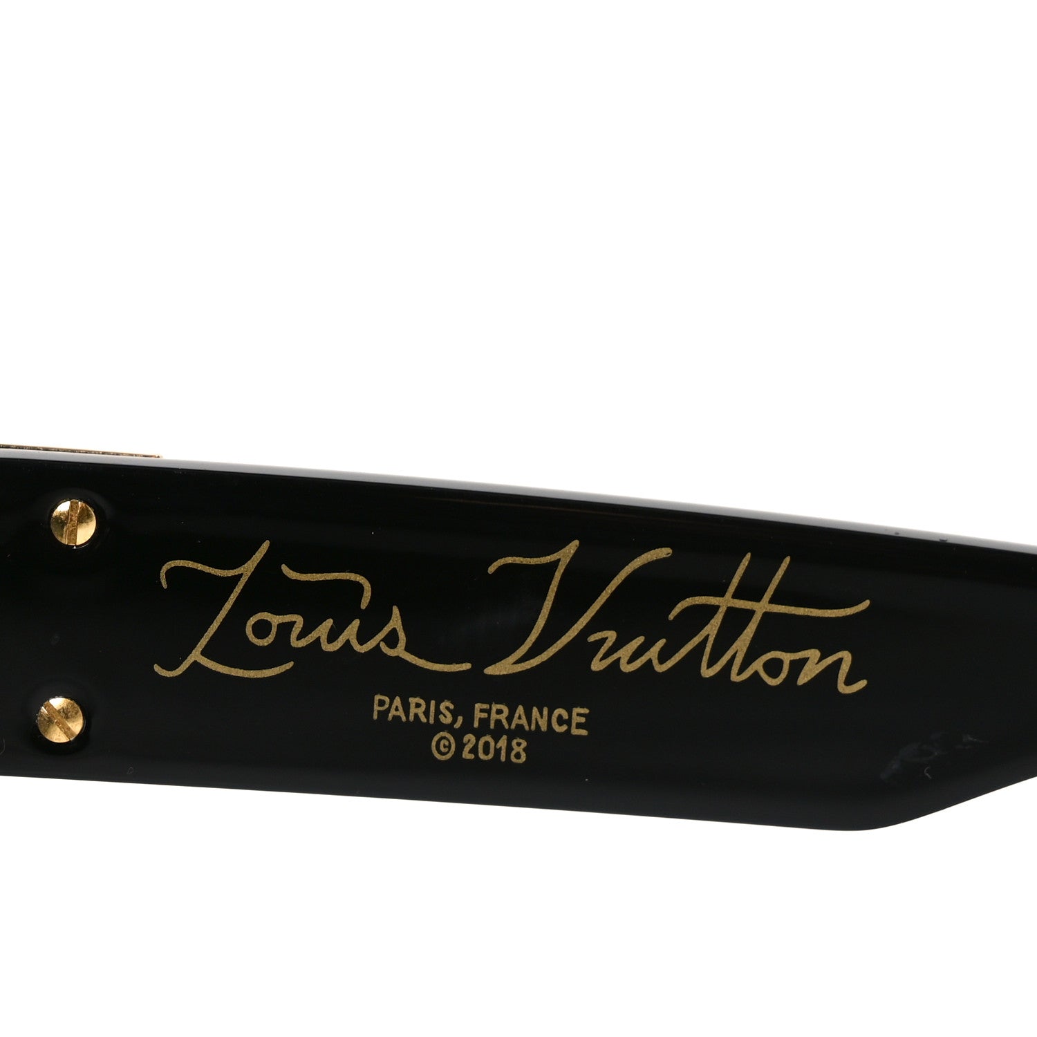 Louis Vuitton Acetate 1.1 Millionaires Sunglasses Z1165W Black 5 of 7