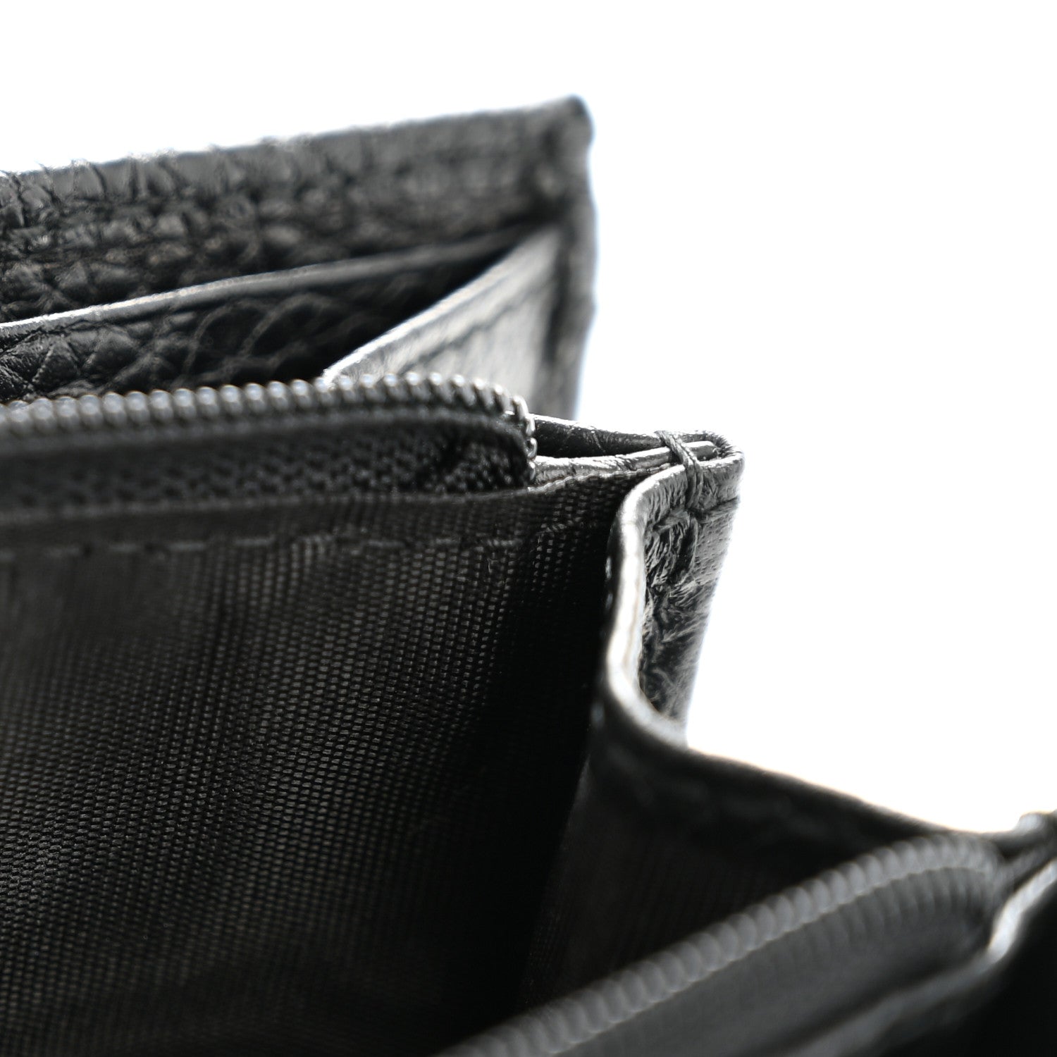 Gucci Pebbled Calfskin Large Soho Continental Wallet Black 8 of 9