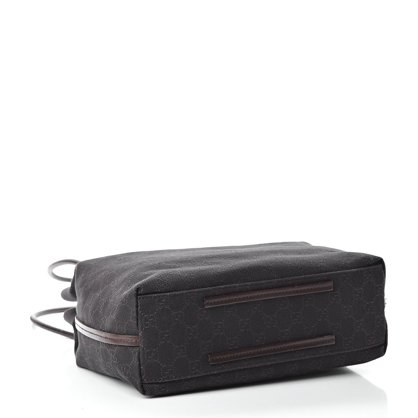 Denim Monogram Tote Dark Brown