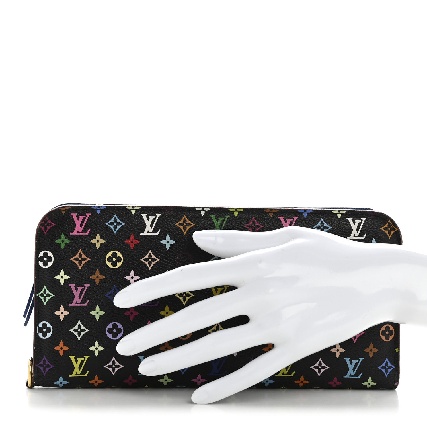 Louis Vuitton Monogram Multicolor Insolite Wallet Black Bleuet 2 of 10