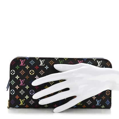 Louis Vuitton Monogram Multicolor Insolite Wallet Black Bleuet 2 of 10