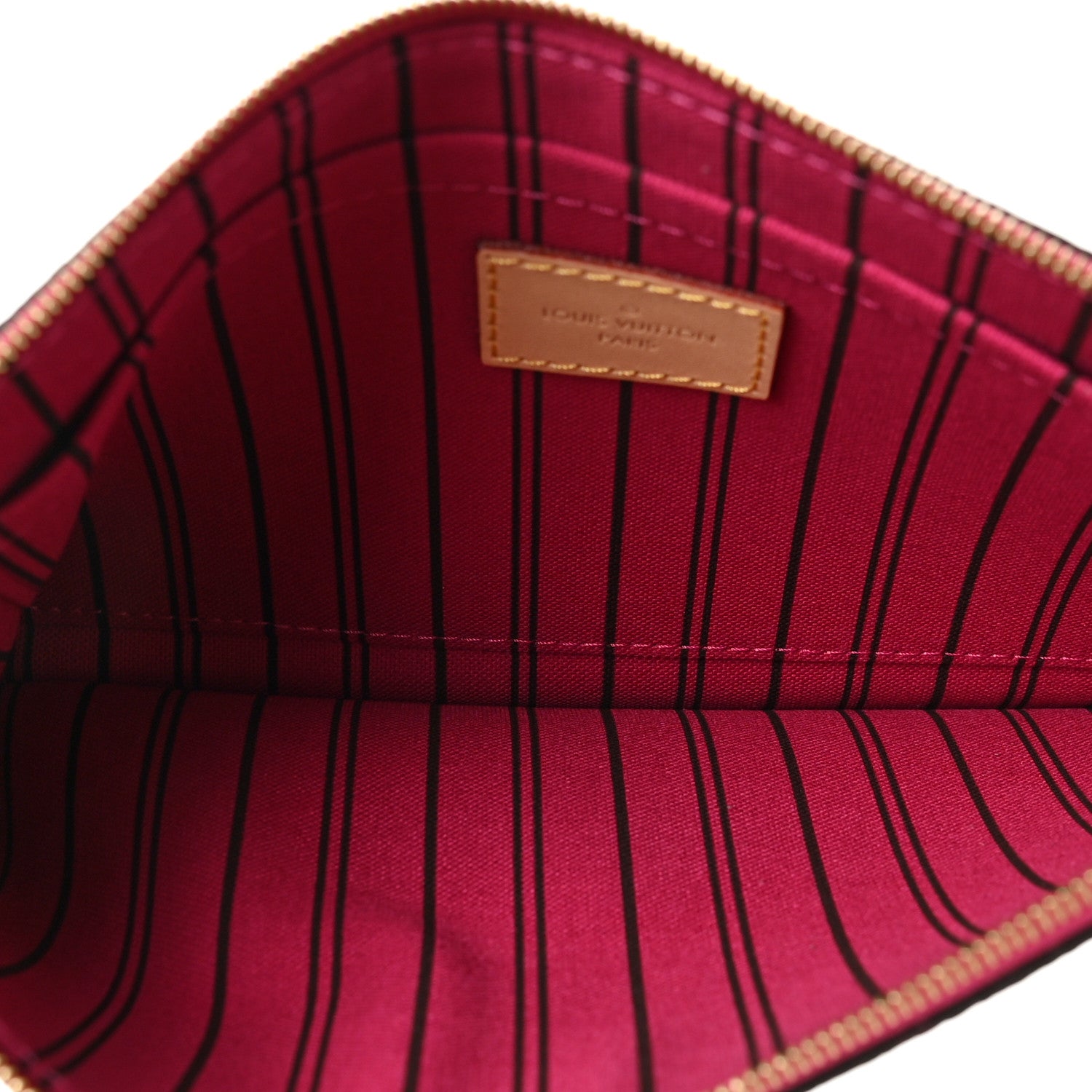 Louis Vuitton Monogram Neverfull MM GM Pochette Pivoine 5 of 6