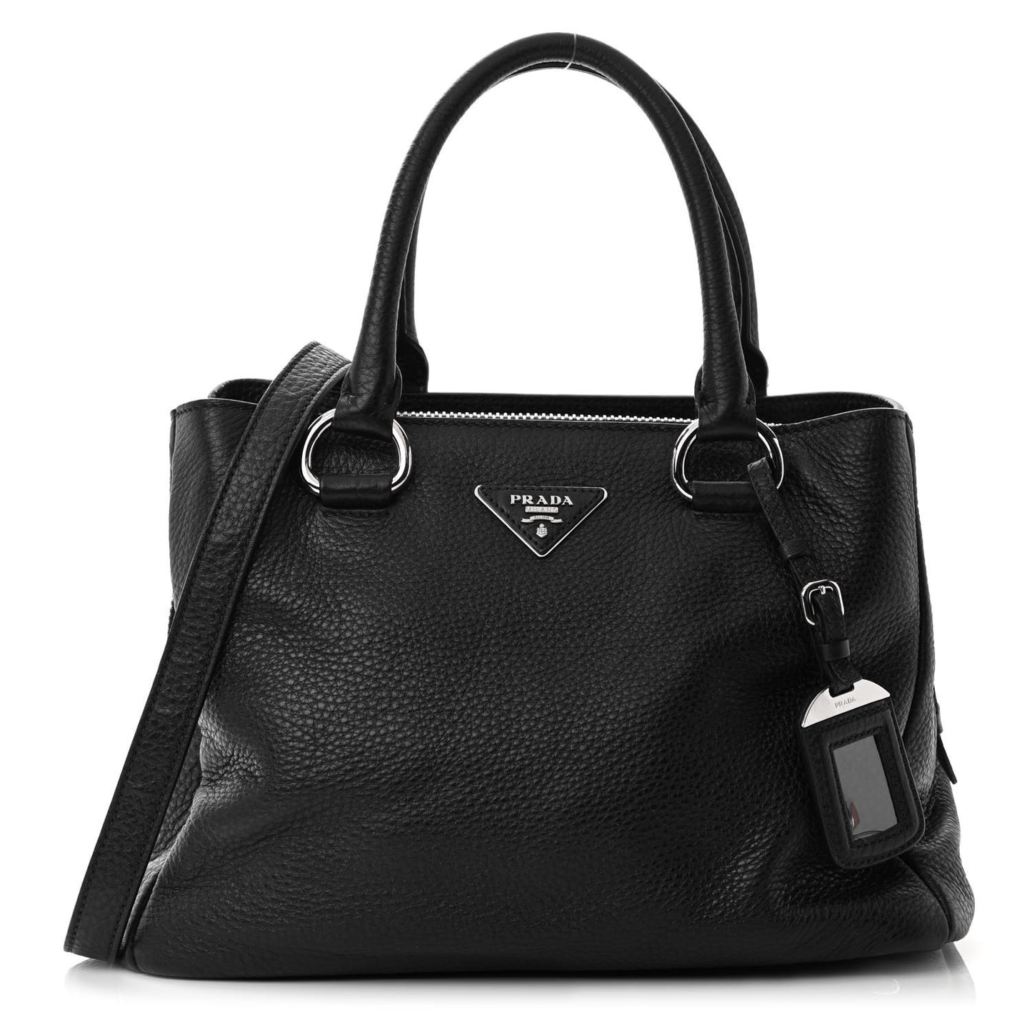 Vitello Daino Tote Black