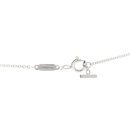 Tiffany Sterling Silver Large T Smile Pendant Necklace 4 of 5
