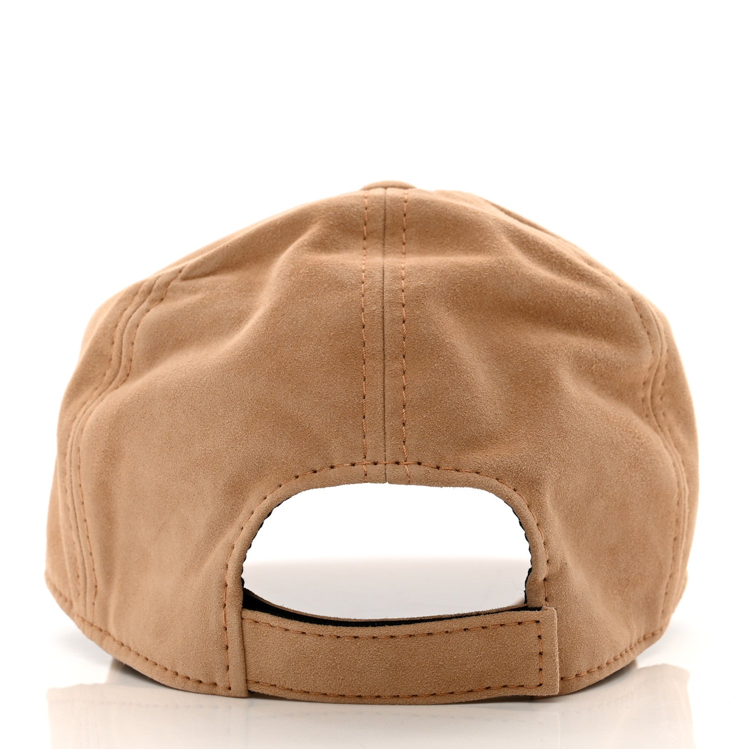 Chanel Suede Goatskin CC Cap Hat Beige 5 of 8