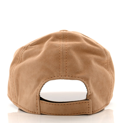 Chanel Suede Goatskin CC Cap Hat Beige 5 of 8