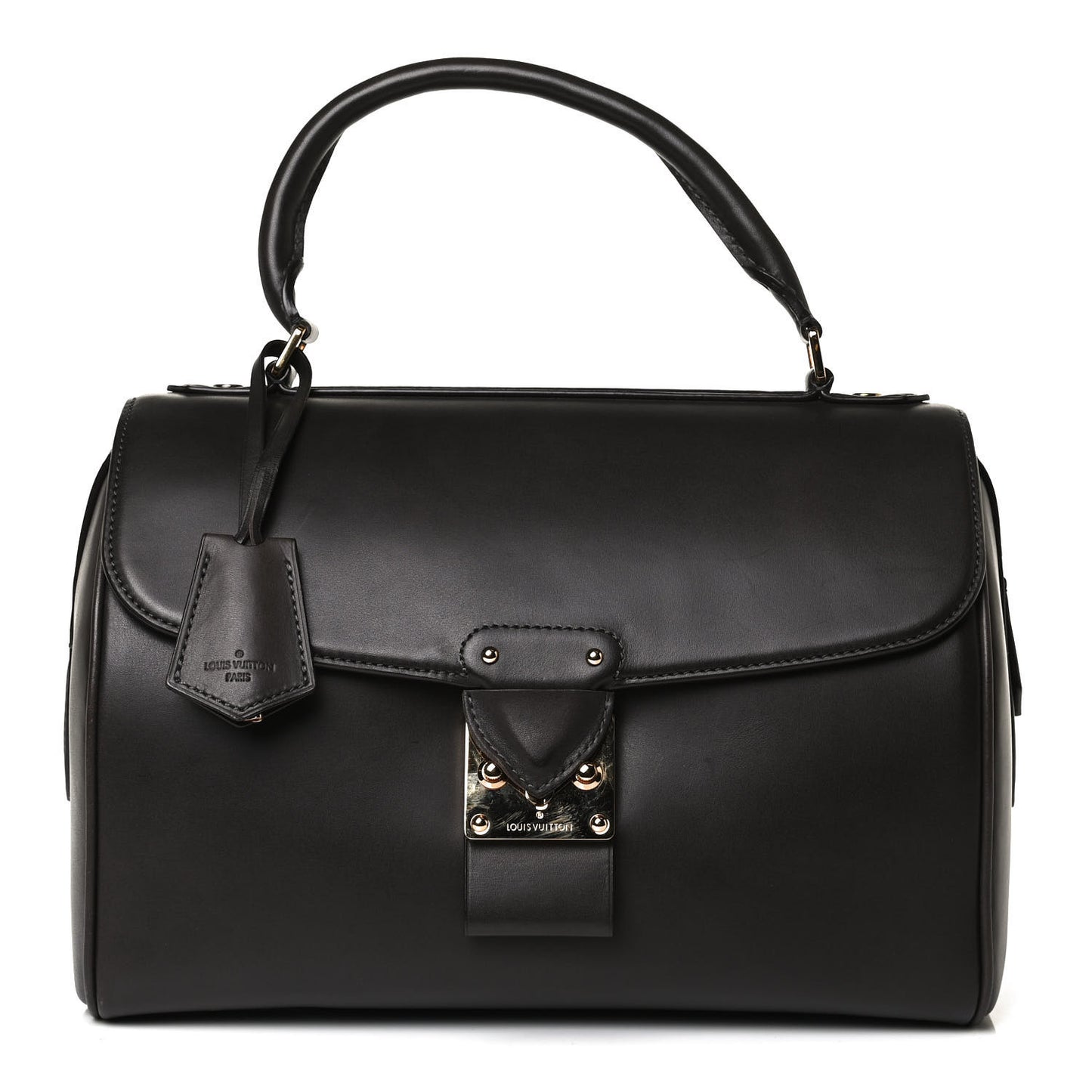 Cuir Orfevre Leather Neo Speedy PM Black