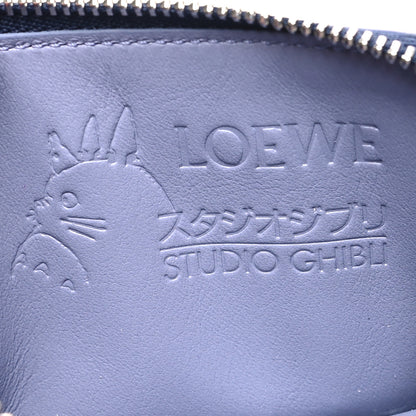 Loewe Classic Calfskin Howl's Moving Castle Calcifer Coin Cardholder Marine 6 of 11
